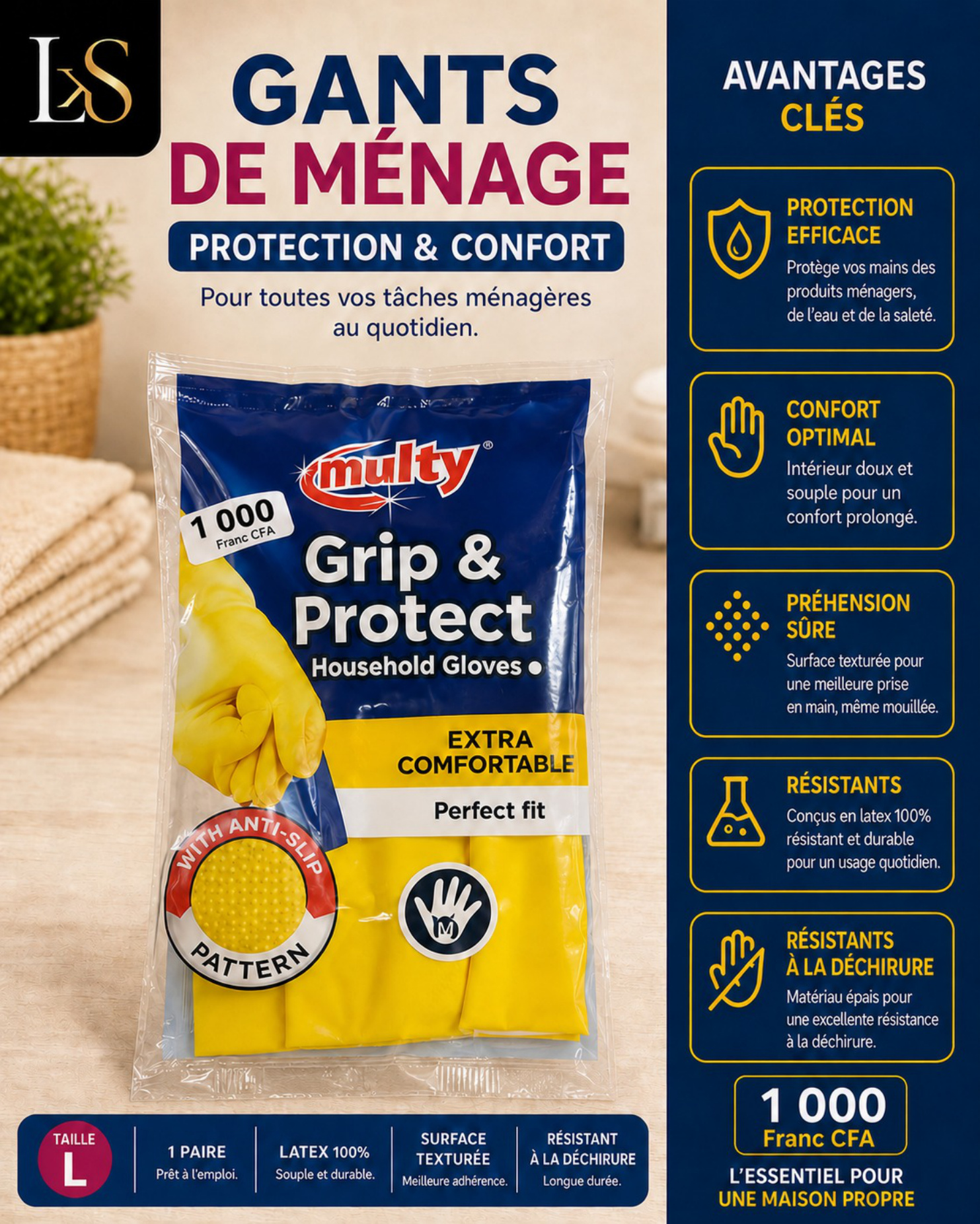 Gants de ménage Multy